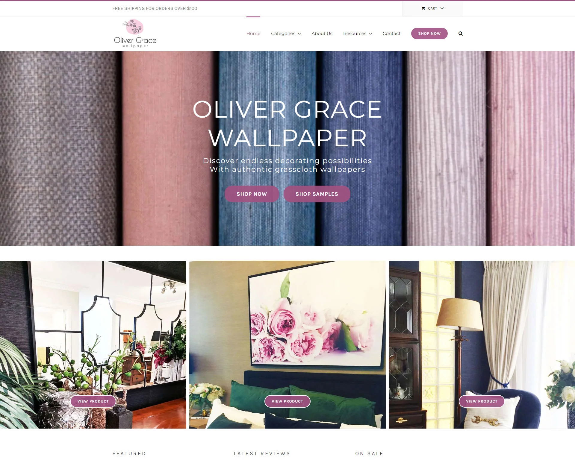 Oliver grace - wallpaper - portfolio