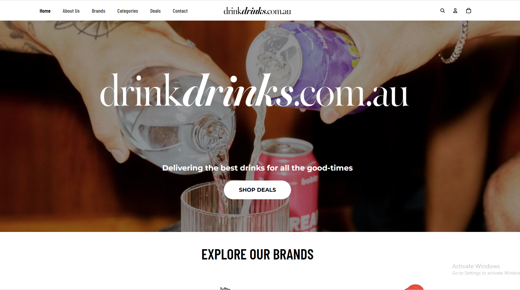 DrinkDrinks multi-supplier beverage Shopify marketplace