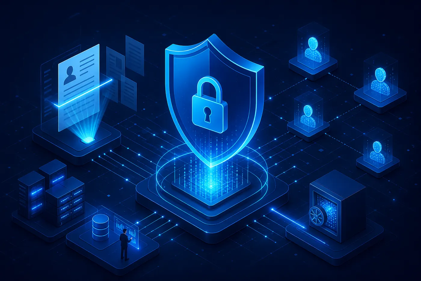 Enterprise PII Detection and Compliance Platform hero illustration