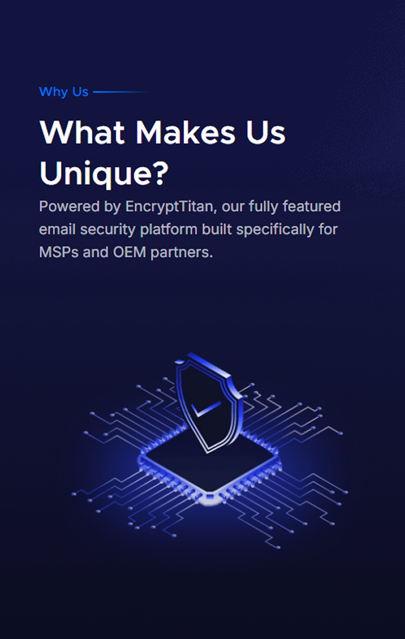 SecureTitan policy-driven email security and encryption control