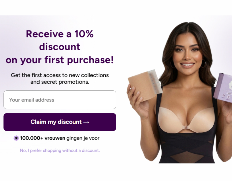 Shapetape shapewear storefront homepage
