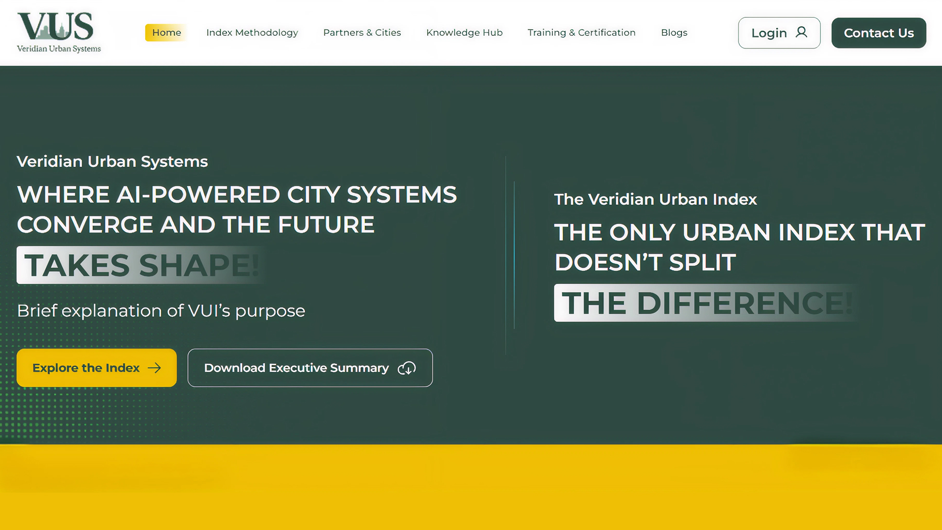 Veridian Urban Systems live storefront hero shipped by Digisoft Solution