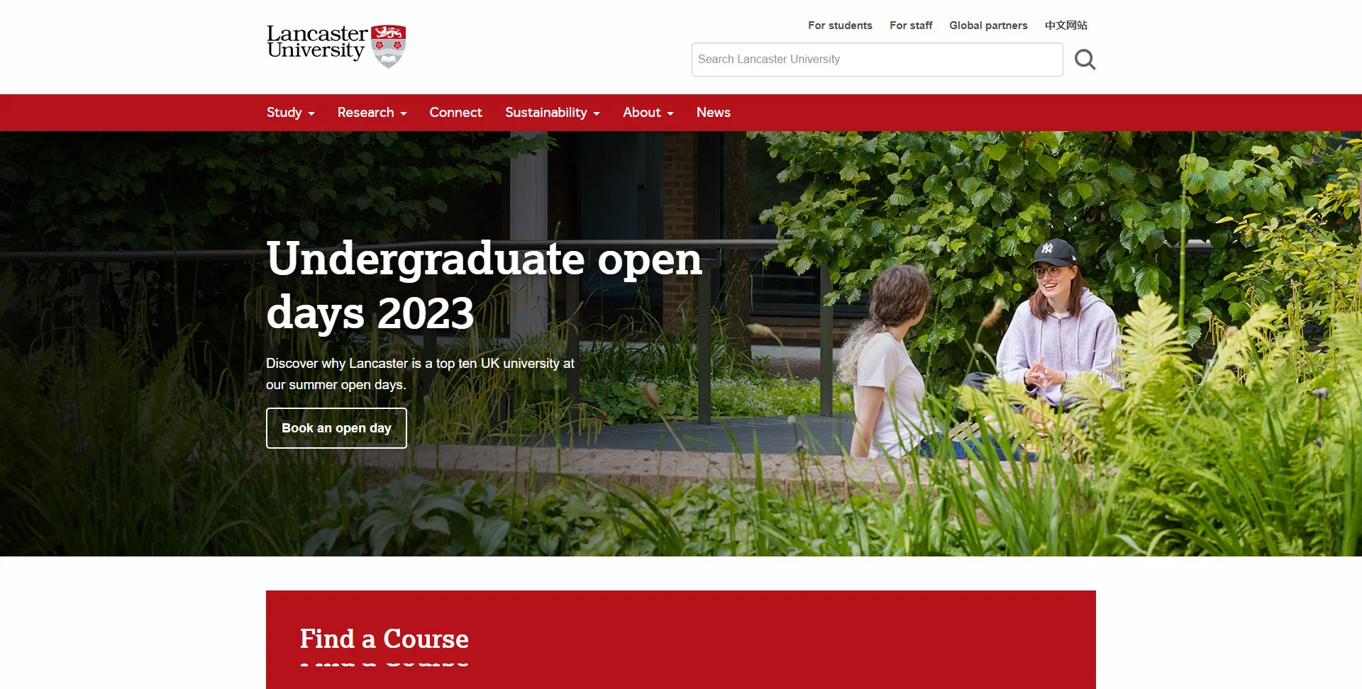 Lancaster University - Portfolio