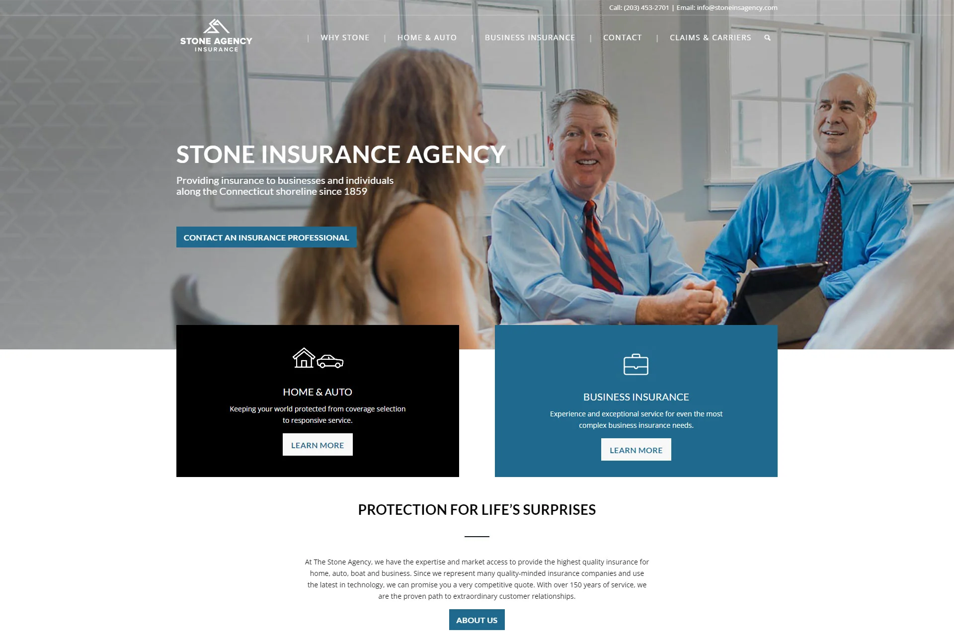 Stone Agency Insurance - Portfolio