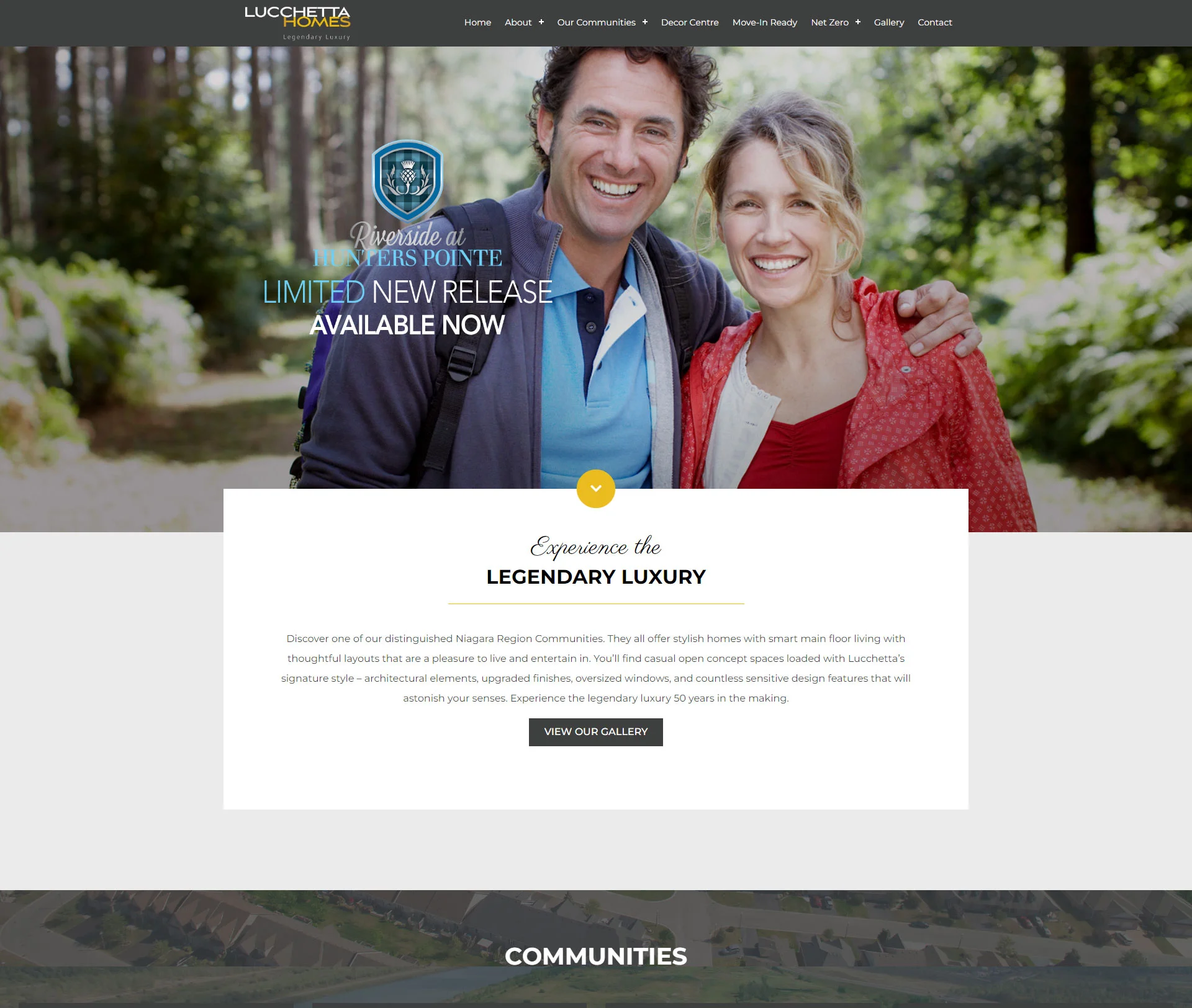 Lucchetta Homes - wordpress development services