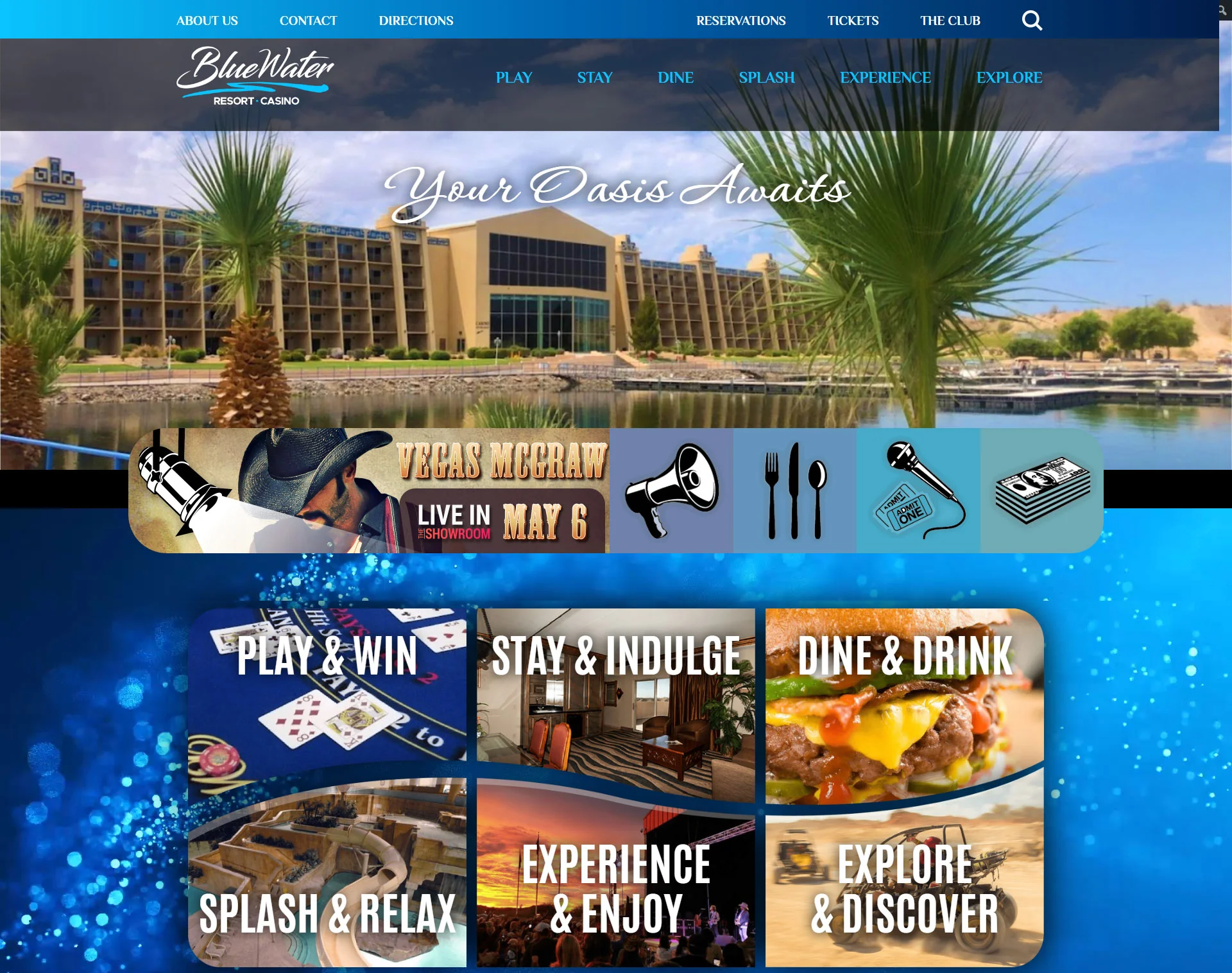 BlueWater - custom wordpress website design